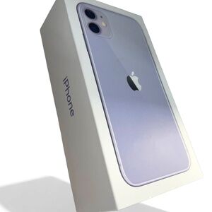 Empty iPhone box and original charger/block